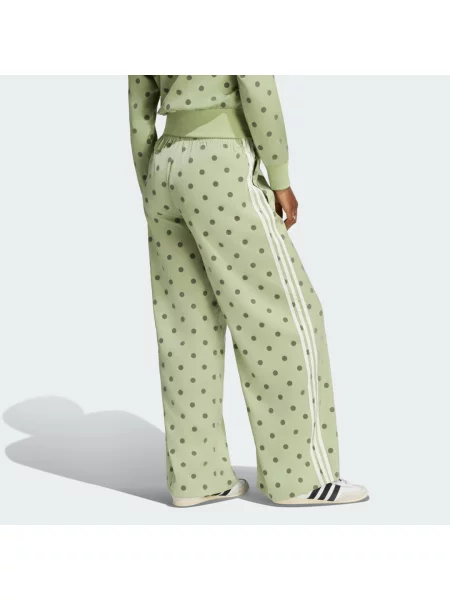 SPODNIE SATIN POLKA DOTS WIDE LEG