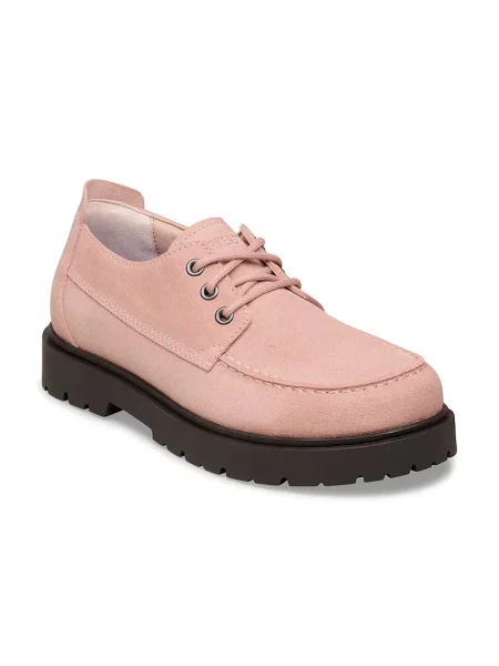 Birkenstock pantofi de piele întoarsă Highwood Moc Lace Low