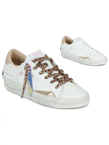 Crime London sneakers din piele DELUXE alb