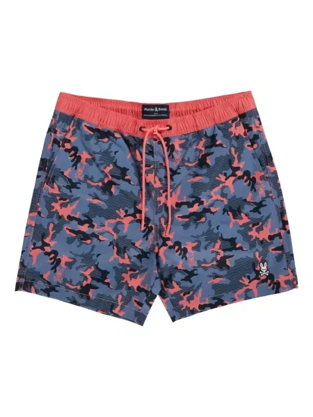 Spodní díl plavek Psycho Bunny s potiskem modrý