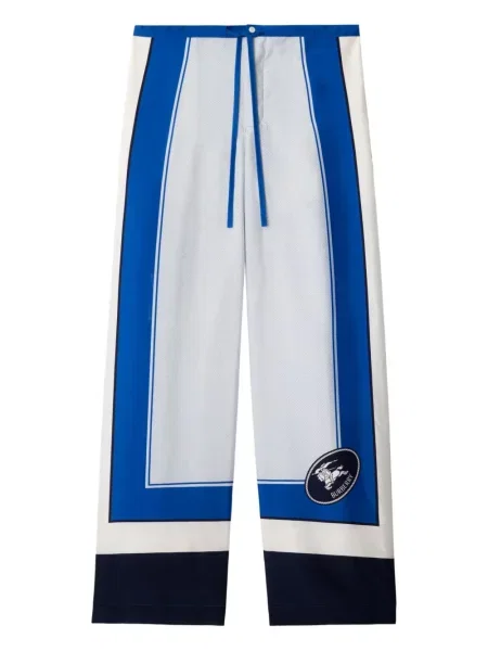Pantaloni Burberry albastru