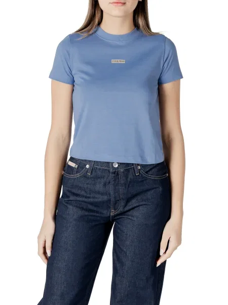 Tricou Calvin Klein Jeans albastru