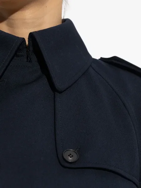 Geacă Alexander Mcqueen de lână albastru