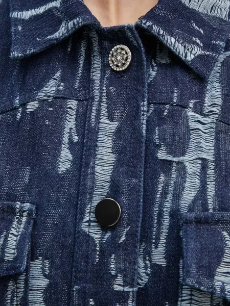 Geacă de blugi Bruuns Bazaar albastru