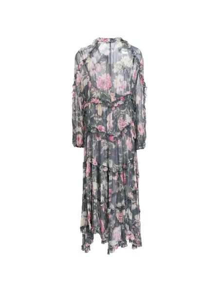 Rochie Zimmermann cu model floral cu imagine gri