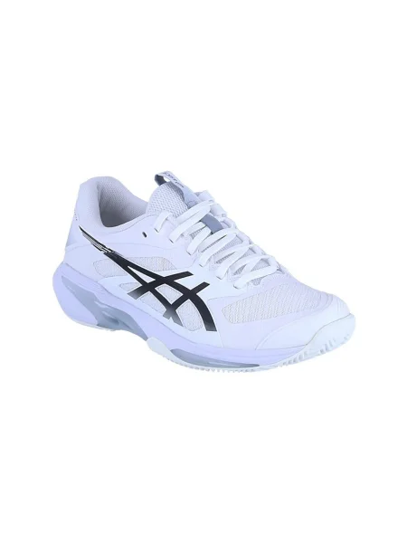 Pánske tenisové topánky ASICS Solution Speed FF 4 Clay white/black biela