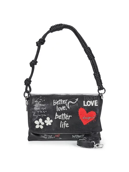 Geanta crossbody Desigual alb