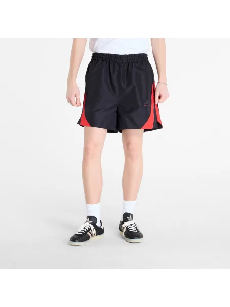 Pantaloni scurți adidas Basketball Woven Shorts Black/ Pure Ruby L negru