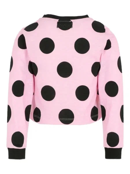 Top dziecięcy Moschino różowy