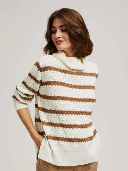 Heláncă Marisse cu dungi alb