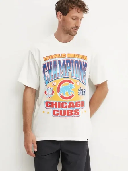 Футболка 47 Brand бежевая
