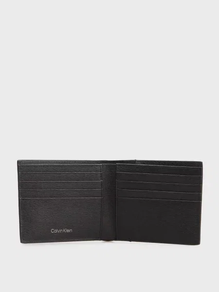 Кожаный кошелек Calvin Klein черный