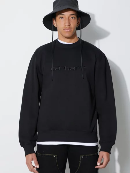 Кофта Carhartt WIP з аплікацією чорний