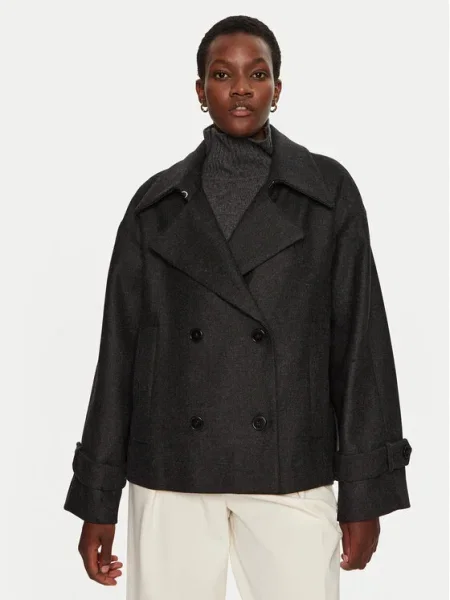 IVY OAK Вълнено палто Janet сив