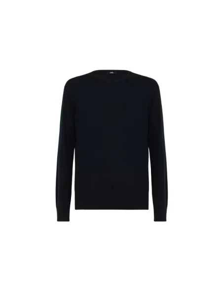 Sweter Alpha Studio z kaszmiru niebieski