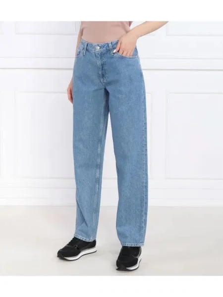 CALVIN KLEIN JEANS Blugi | Straight fit albastru