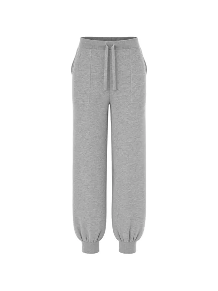 Pantaloni Iceberg alergare cu cordon gri