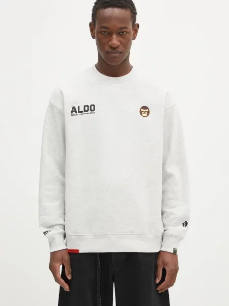 Μπλούζα AAPE Aaper Crew Neck γκρι