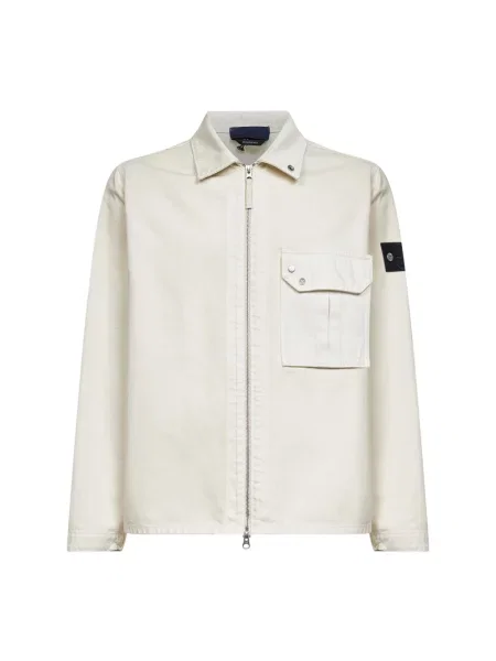 Kurtka Stone Island z kamieniami biała