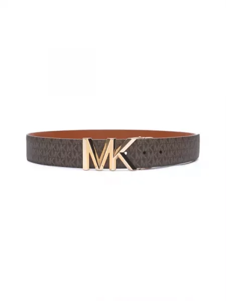Michael Kors De piele cu două fețe curea maro