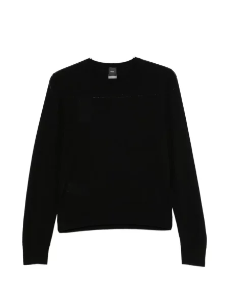 Pulover Pinko cu decolteu rotund negru