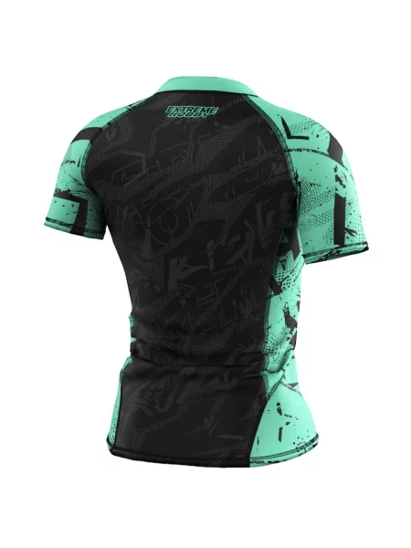 Koszulka sportowa Rashguard MMA EXTREME HOBBY NEO zielona