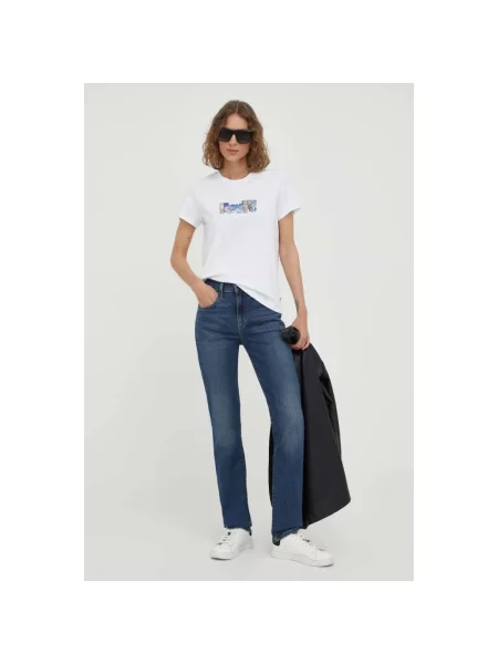 Jeansy straight leg Levi's niebieskie