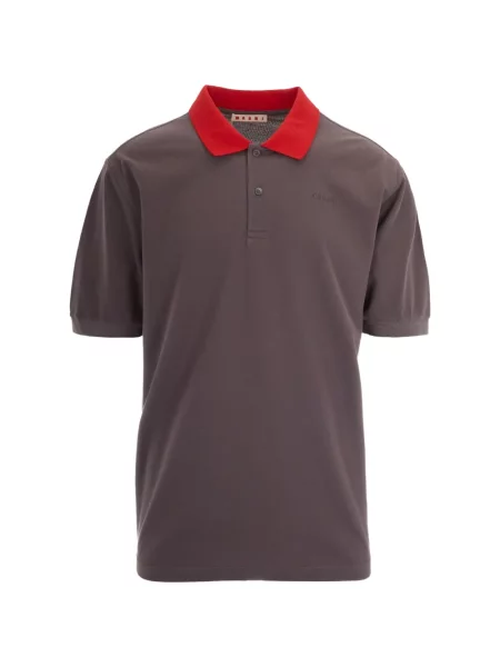 Gulerat tricou polo Marni maro