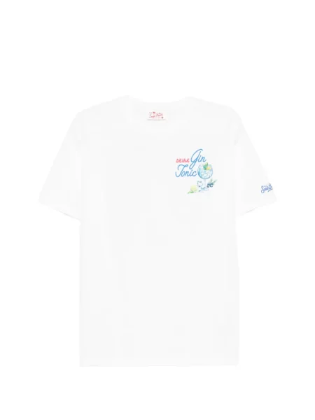 Tricou Mc2 Saint Barth cu imagine alb