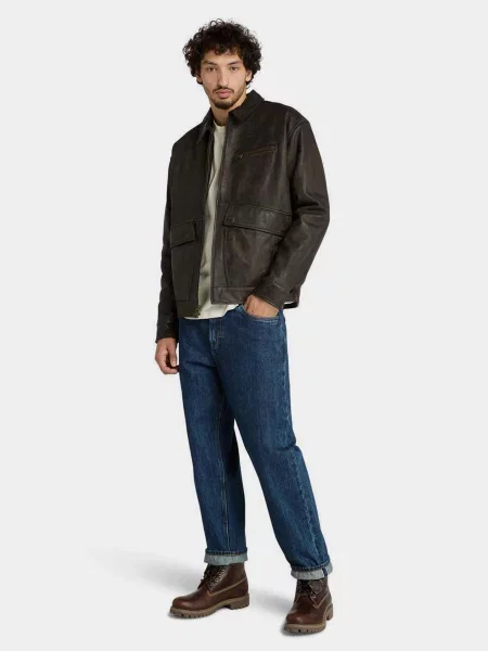 Прямые джинсы Timberland синие