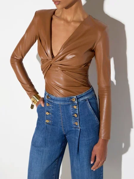 Боді Elisabetta Franchi коричневе