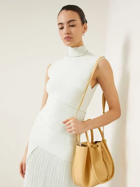 Proenza Schouler Kabelka Ruched Small tmavě žlutá