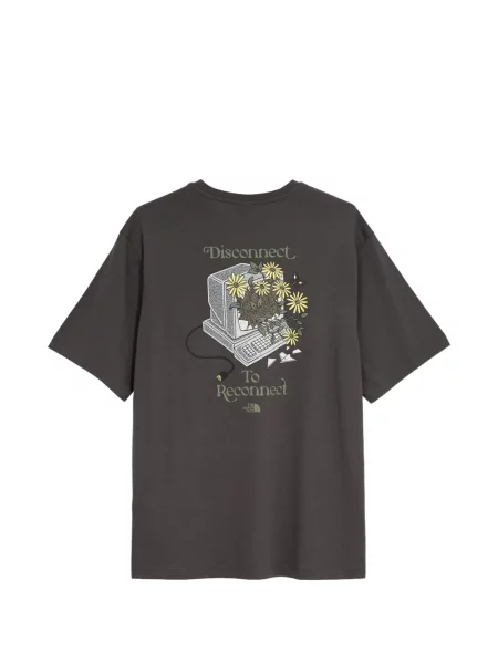 Μπλούζα The North Face με σχέδιο γκρι