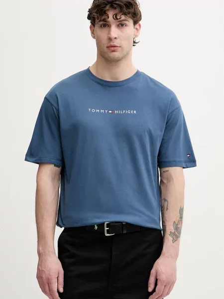 Tommy Hilfiger t-shirt ανδρικό μπλε