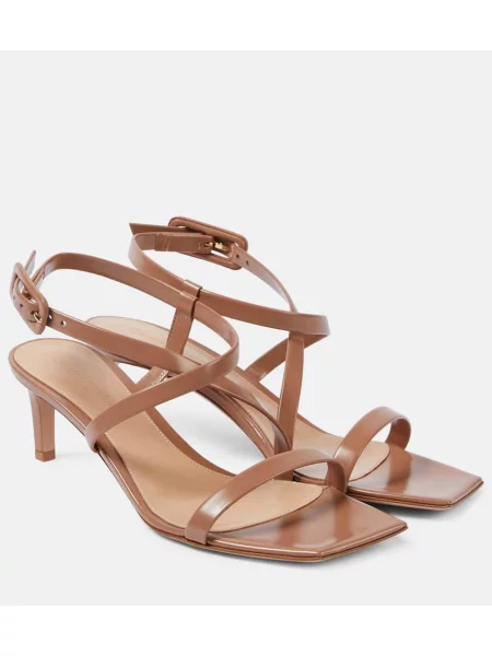 Sandale Gianvito Rossi din piele maro