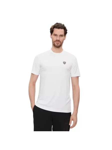 Emporio Armani Koszulki Mężczyzna M Koszulka Emporio Armani Ea7 biały