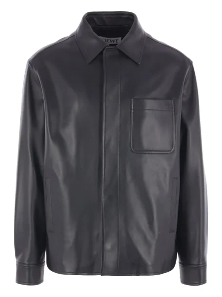 Geanta de piele Loewe negru