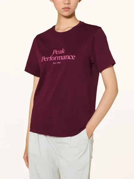 Peak Performance Tričko Original Tee tmavě červená