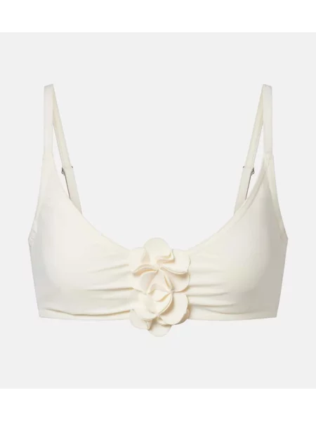 Top Karla Colletto w kwiatki biały