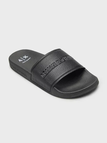 Шлепанцы Armani Exchange черные