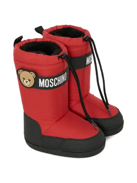 Botki dziecięce Moschino czerwone