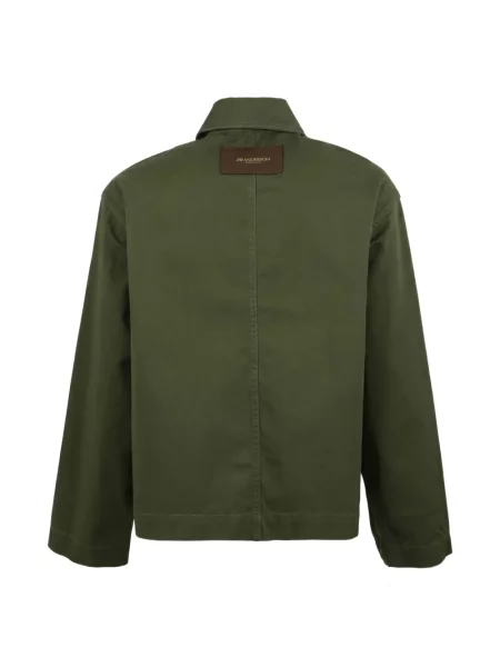 Geacă cămașă Jw Anderson cu broderie verde