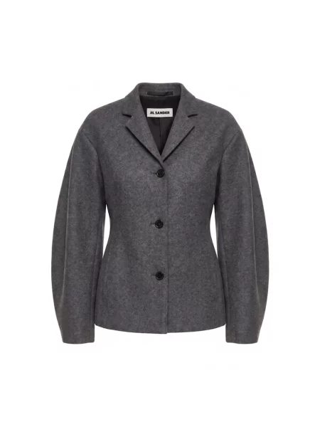 Marynarka Jil Sander wełniana szara