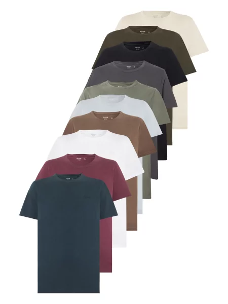 HOLLISTER Tričko světle béžová / pastelová modrá / tmavě modrá / hnědá / tmavě šedá / khaki / olivová / burgundská červeň / černá bílá