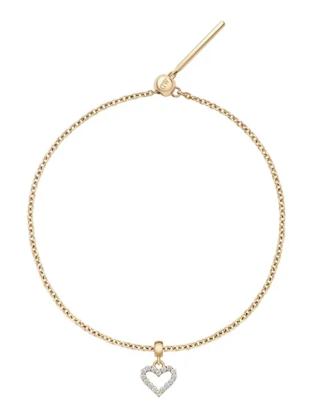 Daniel Wellington kristály medál Charm Heart White Crystal fehér