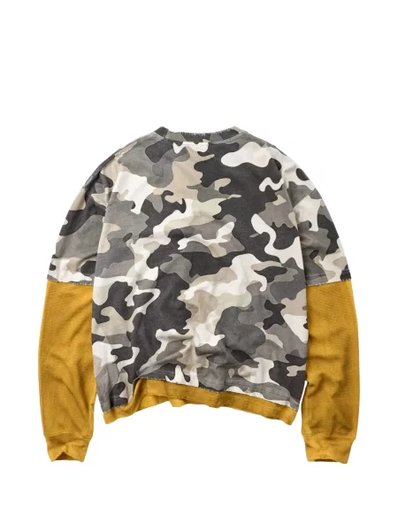 Tricou Vale cu imagine cu model camuflaj gri