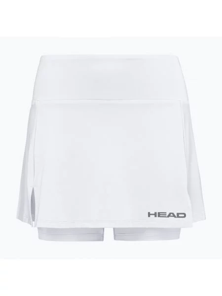 Spódnica tenisowa HEAD Club Basic Skort white biała