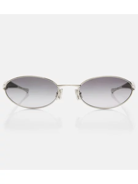 Ochelari de soare Bottega Veneta argintiu