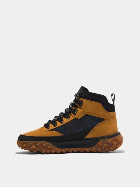 Черевики Timberland GreenStride™ Motion 6 Hiking Trainer чорний-жовтий нубук/текстиль чорні