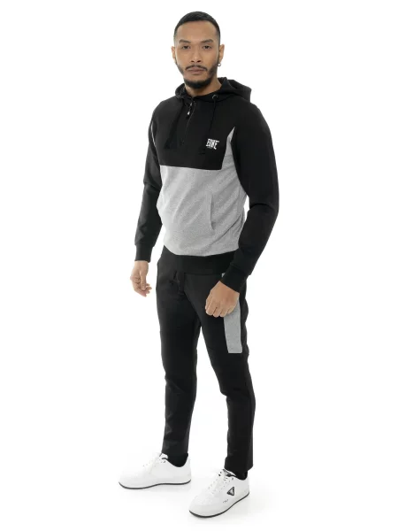 Dres Leone Apparel Tech z kapturem i zamkiem techniczny szary